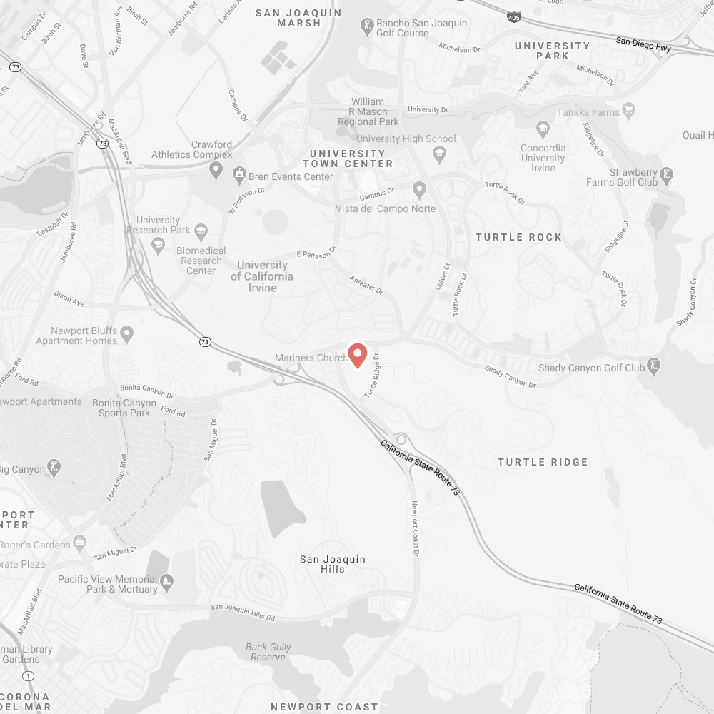 Map of Mariners Church Irvine location